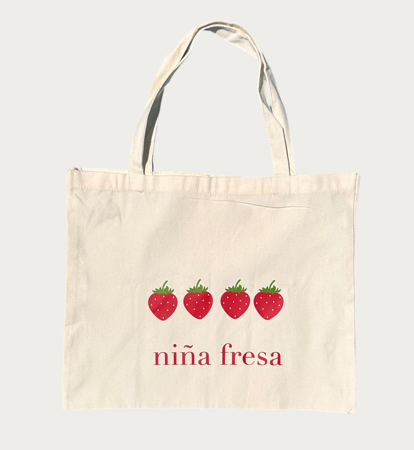 NIÑA FRESA TOTE BAG