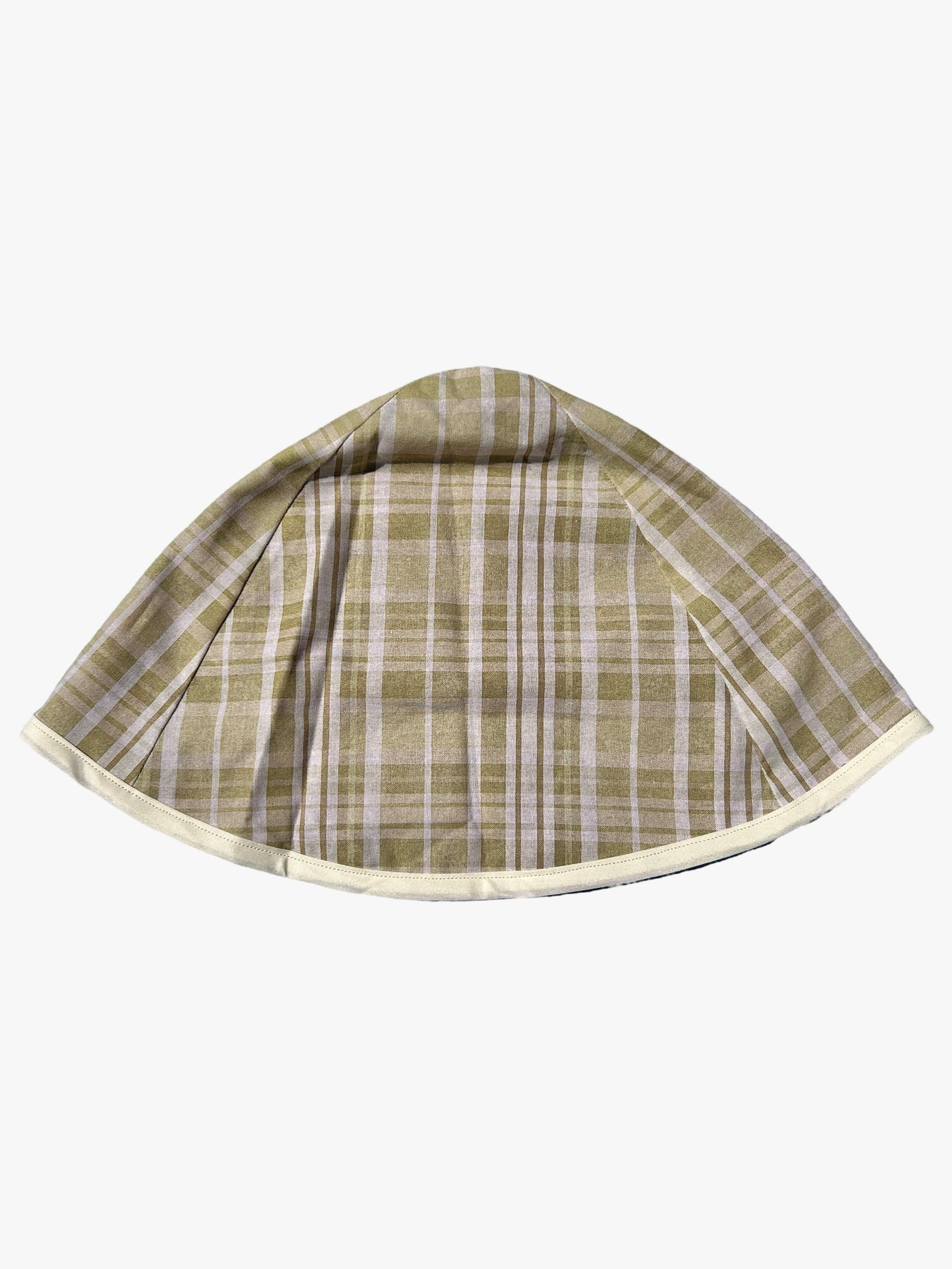 SUN HAT GREEN PLAID ADULT