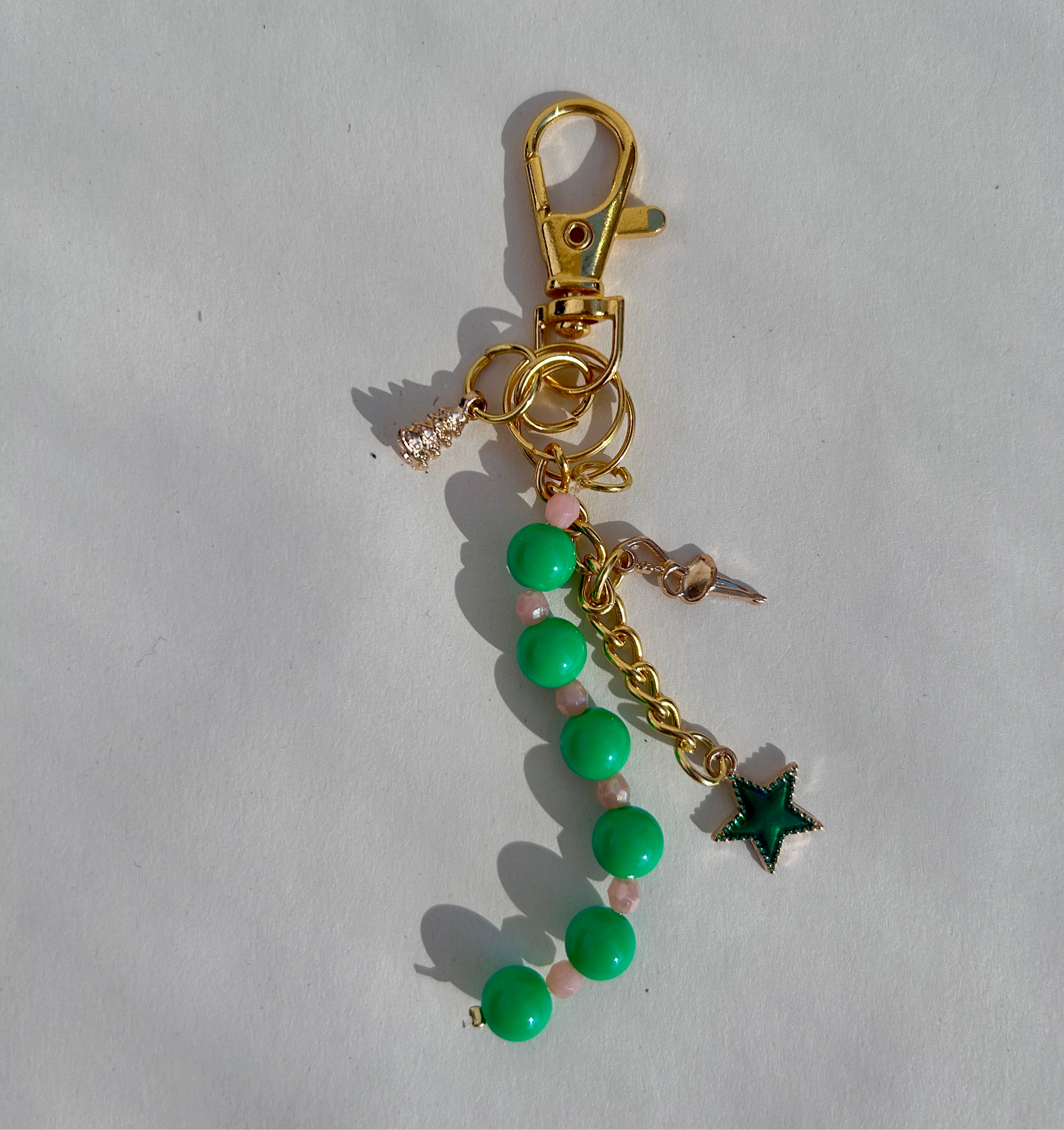 BEADED KEYCHAIN
