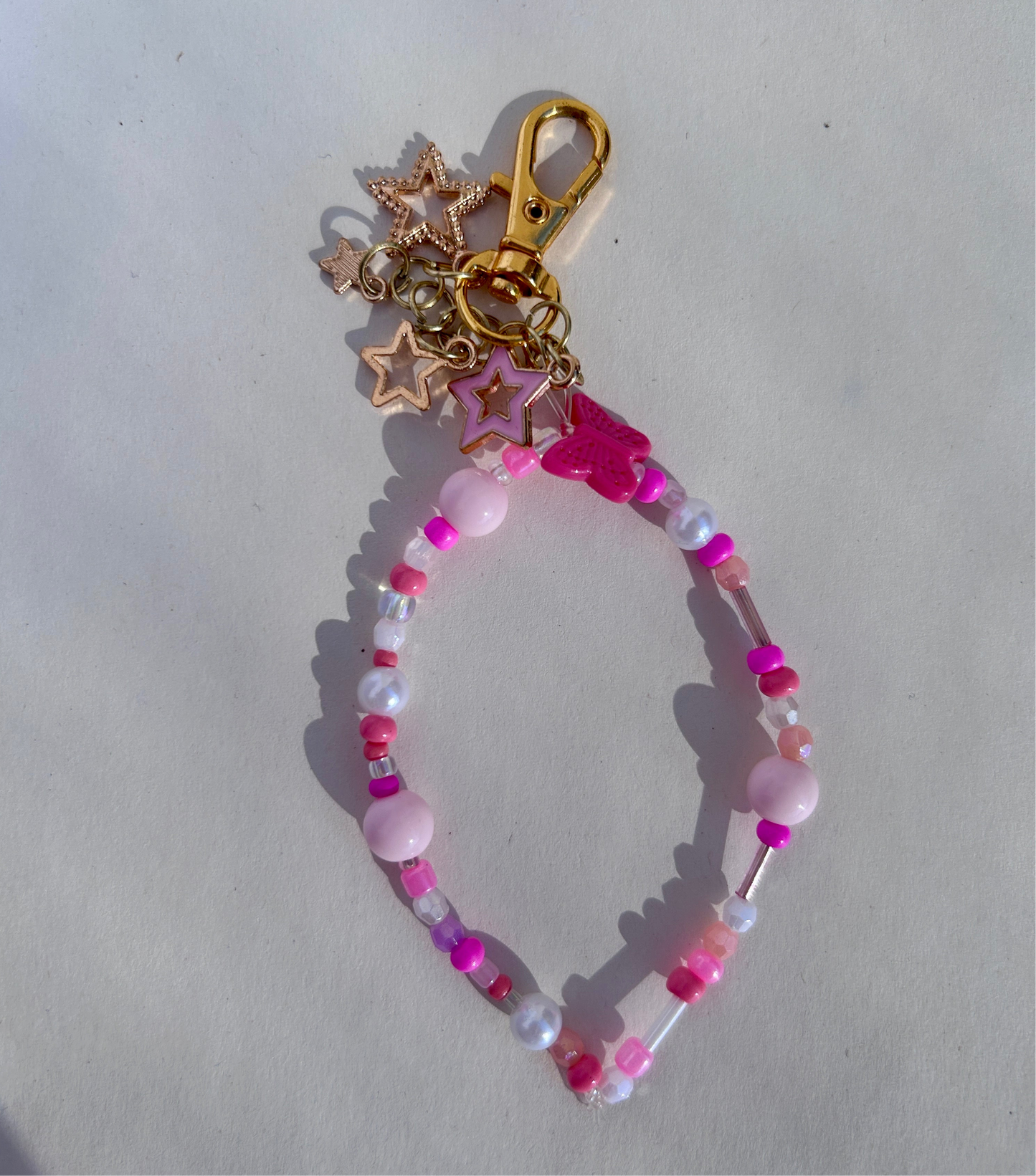 BEADED KEYCHAIN