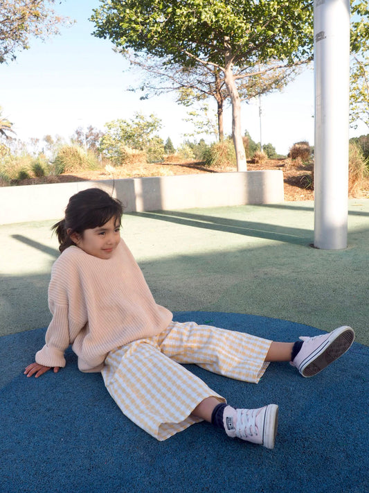 GINNY PANT YELLOW GINGHAM