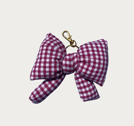PLUSH BOW KEYCHAIN