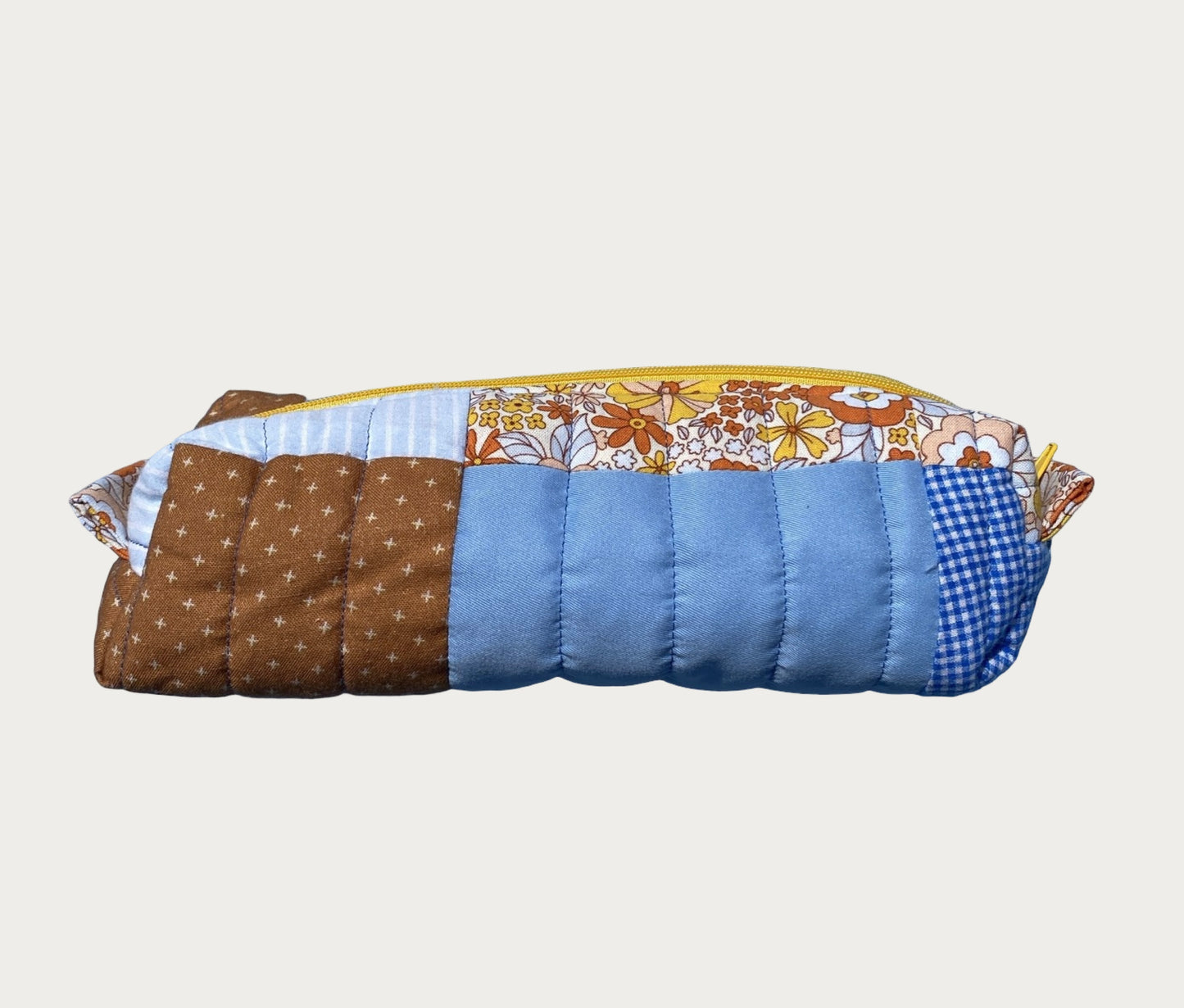COTTON PATCHWORK POUCH